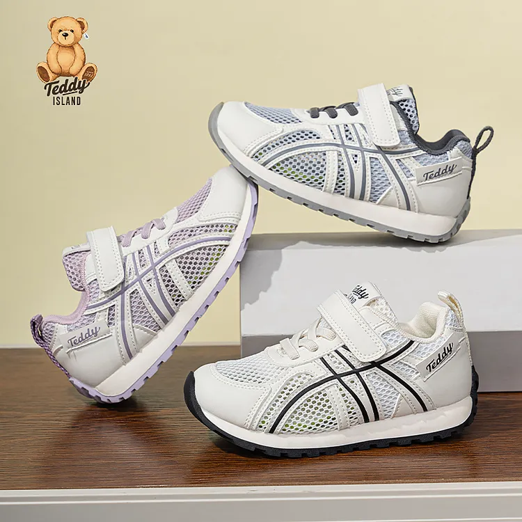 泰迪爱兰单网儿童运动跑鞋登山鞋022夏季女童男童休闲透气软底鞋商品图
