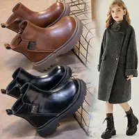 男女童短靴宝宝2025秋冬季新款儿童马丁单靴加绒公主二棉鞋靴子