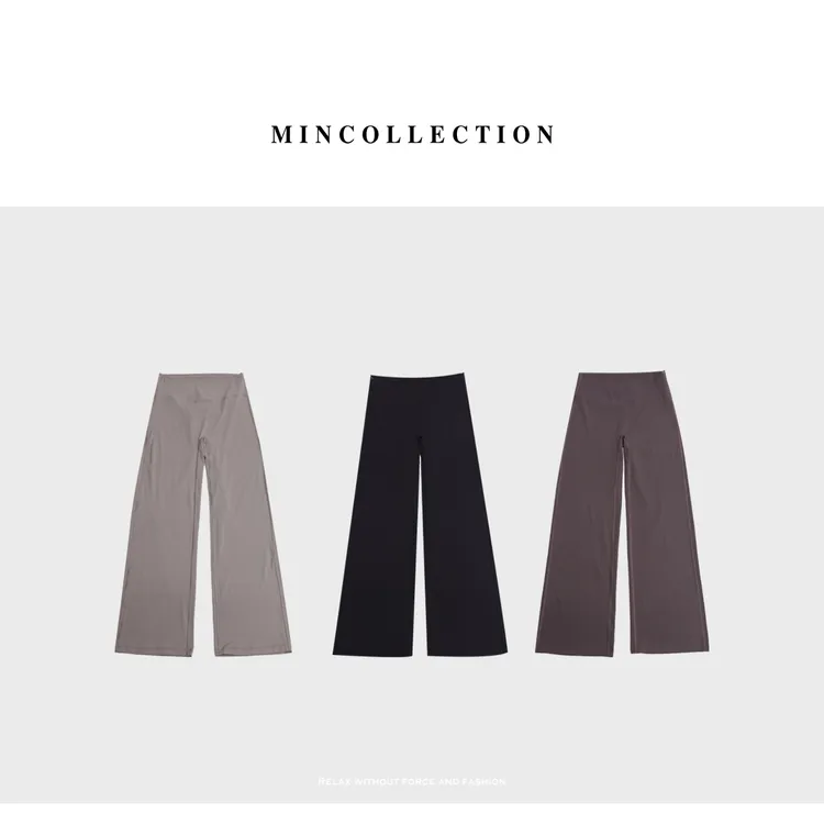 DE Mincollection七分微喇裤/裸感弹力英国高士线微喇瑜伽裤CK078