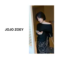 JOJO ZOEY【蕙质兰心】~新款气质女人不规则绵羊毛上衣女sy-8748
