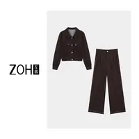 【左韩】新款日常工装风套装 DH530192C