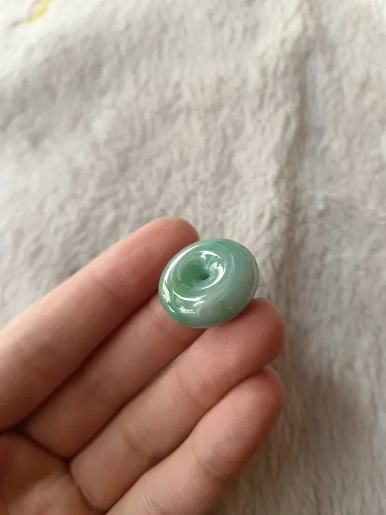 A货平安扣小宝宝佩戴款