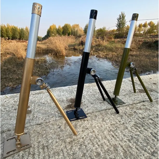 伸缩式可回弹二踢脚迫击炮开业过年支腿炮架迫击炮二腿支架神器