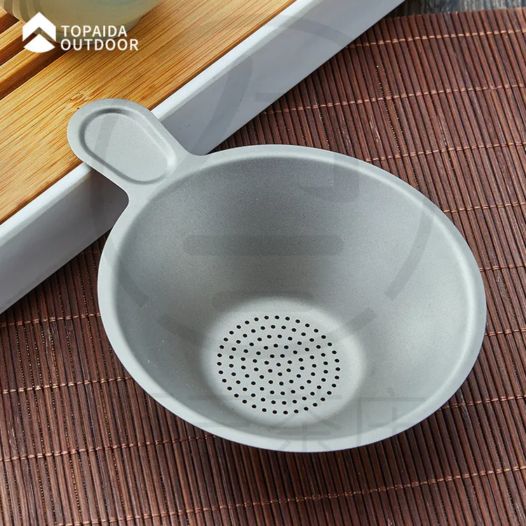 国潮新款钛茶漏茶滤滤茶器茶漏超细茶叶滤网茶隔公道杯过茶道用品