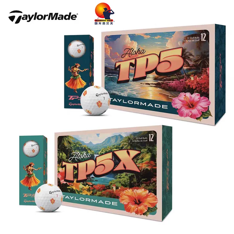 TaylorMade高尔夫球2026新款TP5/TP5X五层球夏威夷限量版高尔夫球