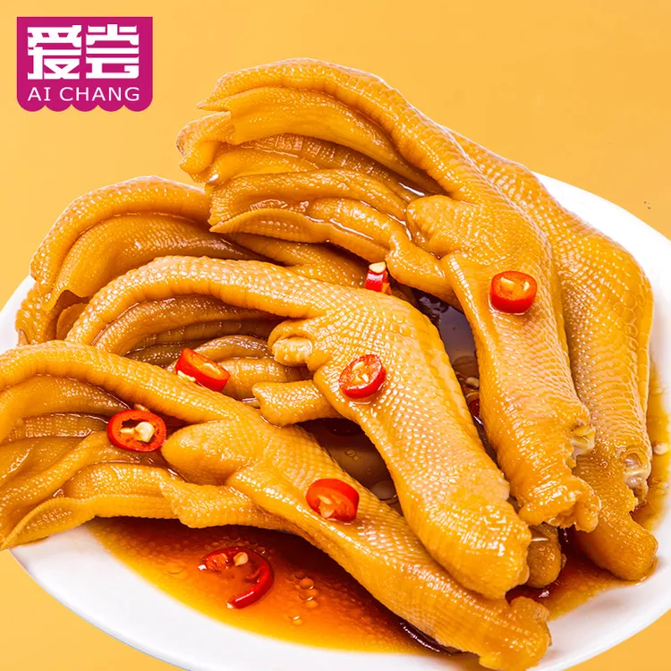爱尝醋泡鸭爪香辣鸡爪鲜泡鸭翅中鸡翅尖鸡脆骨鸭小腿年货零食组合