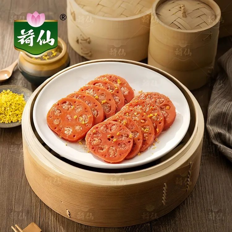 荷仙0添加剂桂花糖藕糯米藕香糯莲藕真空即食扬州宝应特产