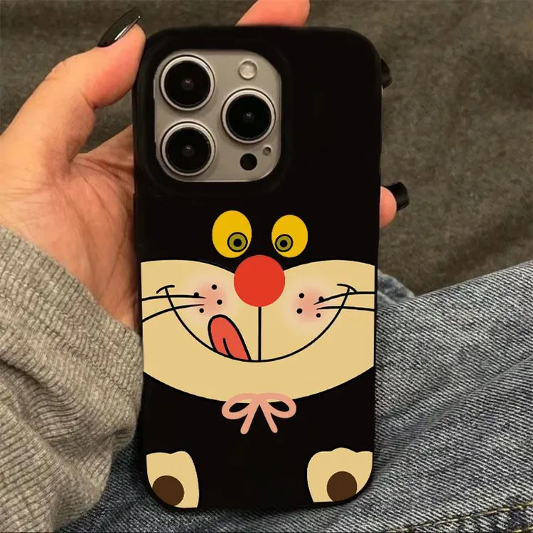 奥菲顿路西法猫咪适用苹果16/15果冻手机壳小米14oppo华为P70vivo