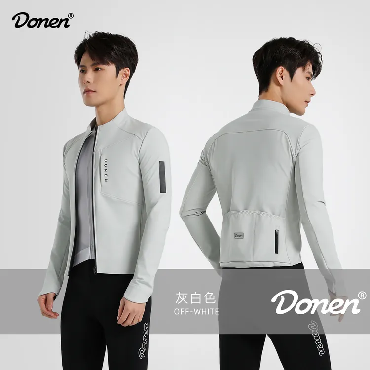 达恩秋冬骑行抓绒夹克男女款自行车防风防雨保暖透气软壳骑行服