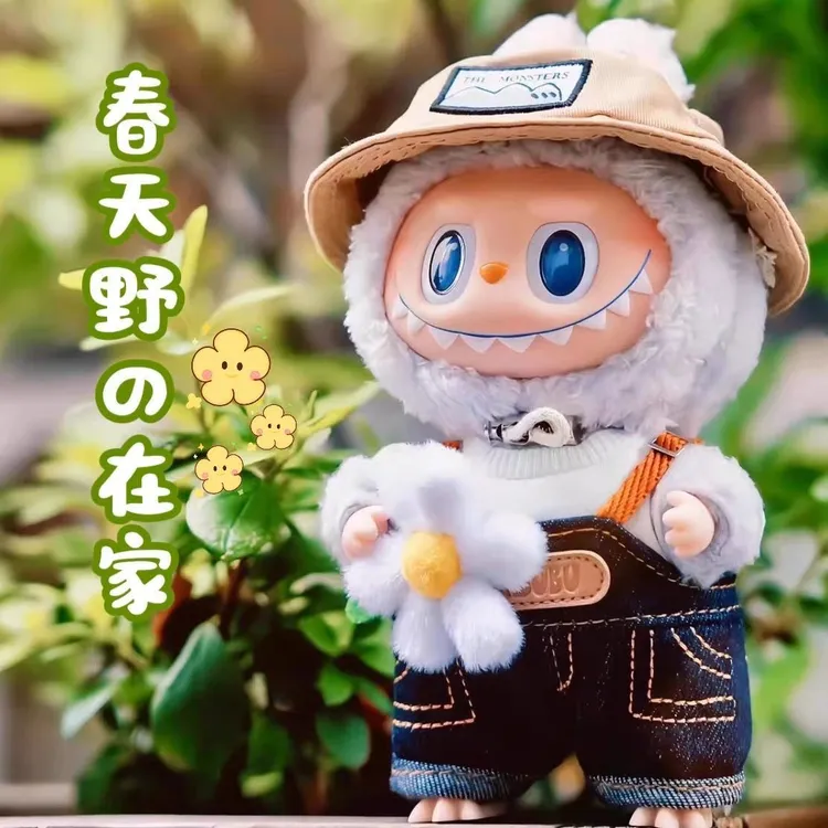 3.0LUbubu盲盒夏日Fall InWild春天野在家系列搪胶毛绒公仔手办