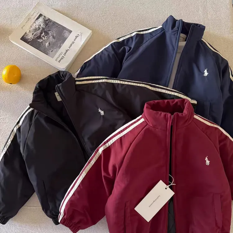 儿童加厚棉服2025冬男童潮牌加厚夹棉外套宝宝小童立领夹克棉衣