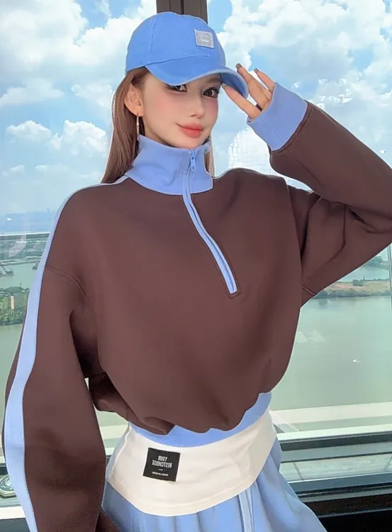 婉君【发发卫衣】秋款艺术风百搭休闲宽松显瘦卫衣LWJ25C3T2288