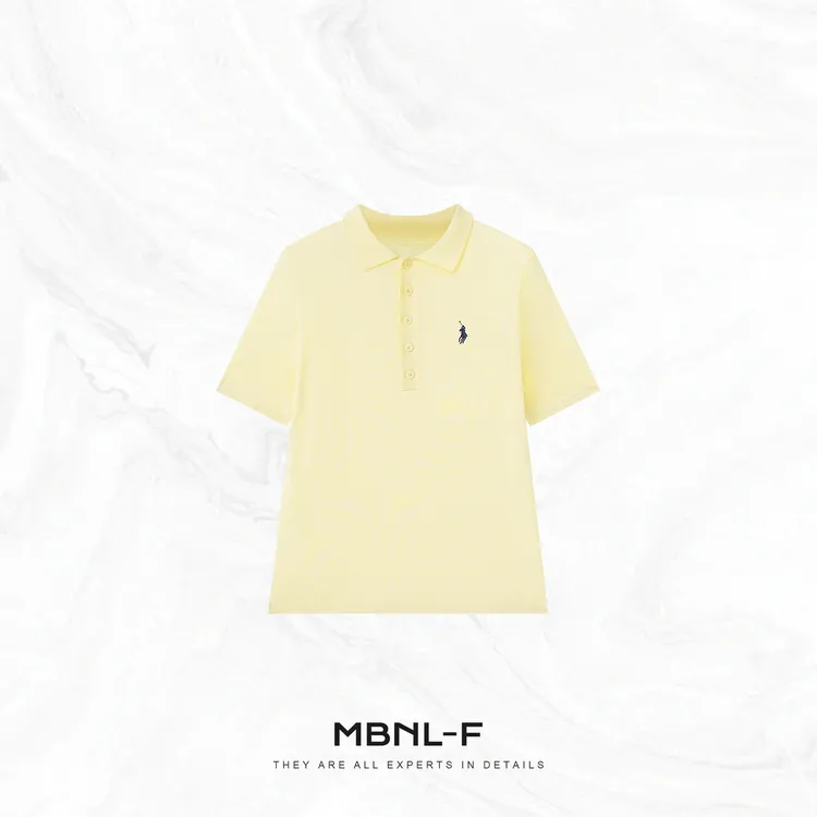 MBNL-F “五扣拉夫” 天丝羊毛超细18针POLO短袖T恤 秦磊XM-XSY3085