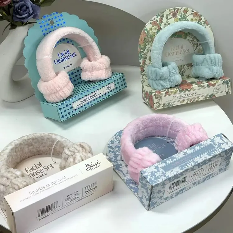 外贸单发箍洗漱头扣三件套