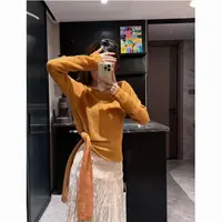 RUIRUI瑞25ss早秋韩版时尚羊毛针织混纺上衣SY1194R