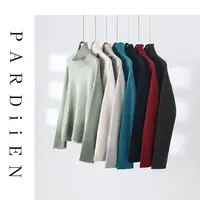 【北总严选】帕迪恩厚奶酪高领下开叉羊毛衫2023XO-270