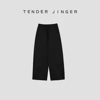 Tender Jinger宽松设计抽身休闲阔腿裤T53TS41415