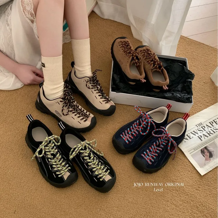 女士单鞋新款小众复古休闲女鞋女春季厚底户外徒步登山鞋丑萌鞋