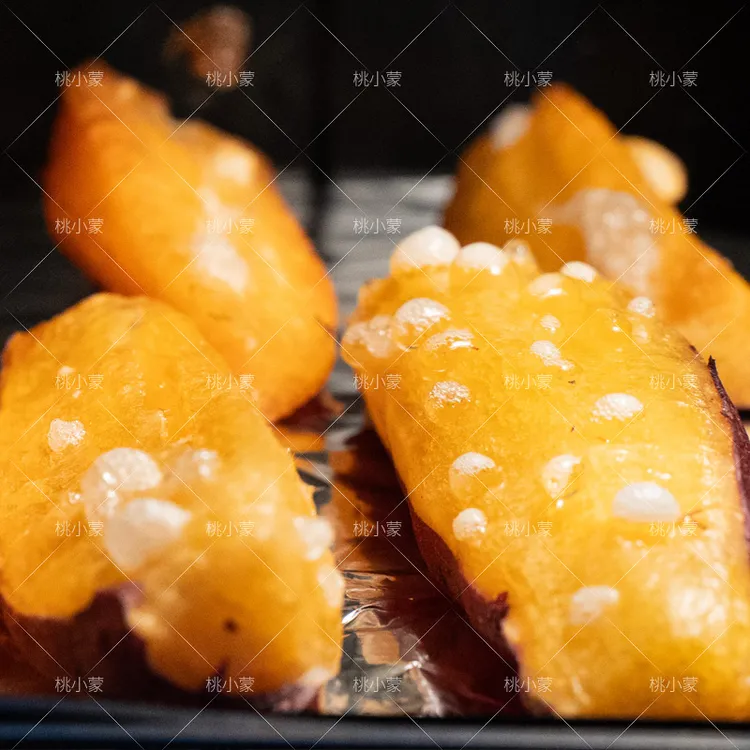 桃小蒙爆浆榴莲蜜薯条 冷冻红薯条商超同款快乐薯红瑶爆浆薯条