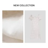 【婷婷专属】夏季泡泡袖优雅连衣裙 L3F28022-28022