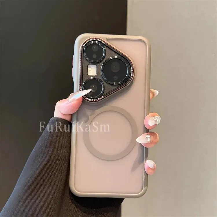 适用华为pura80pro手机壳磨砂肤磁吸70pro防摔80/70全包保护套