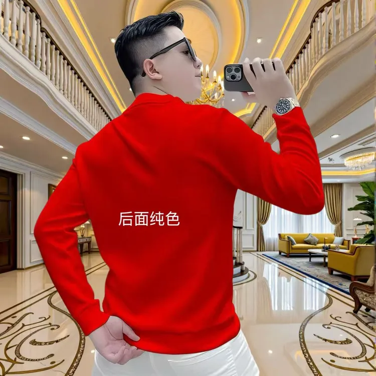 秋冬新款时尚潮流圆领宽松卫衣