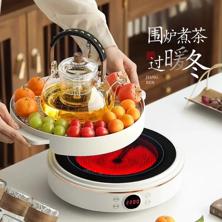 围炉煮茶器具玻璃煮茶壶2025新款茶壶电陶炉煮茶耐高温烧水壶