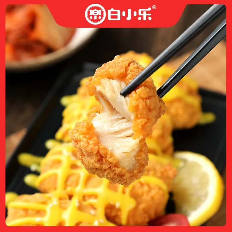 白小乐炸鸡鲜嫩爆汁解馋酥脆空气炸锅美味无骨炸鸡半成品