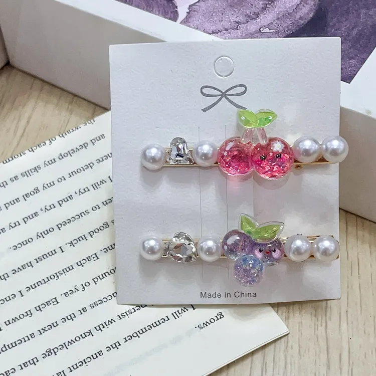 韩系精品发夹时尚女生发饰设计款高级感头饰仙女刘海夹森系碎发夹