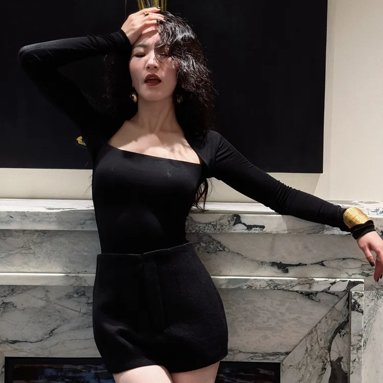 MIRROR 【涛姐精选】 修腿神器进口羊毛修身短裤