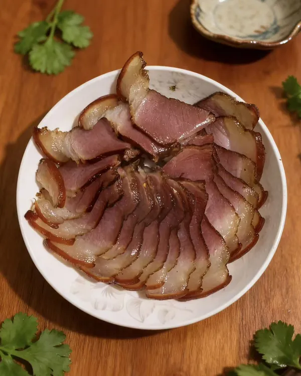 正宗柴火烟熏腊肉四川特产农家土猪腌制腊肉