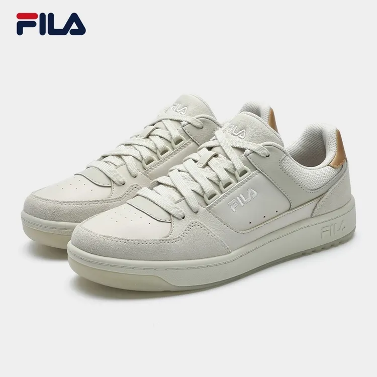 Fila/斐乐【雅丹风】夏女圆盾鞋时尚百搭透气潮流板鞋 F12W422206F