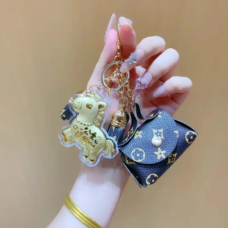 水贝马上有钱钥匙扣挂件手机链挂饰送女友礼物