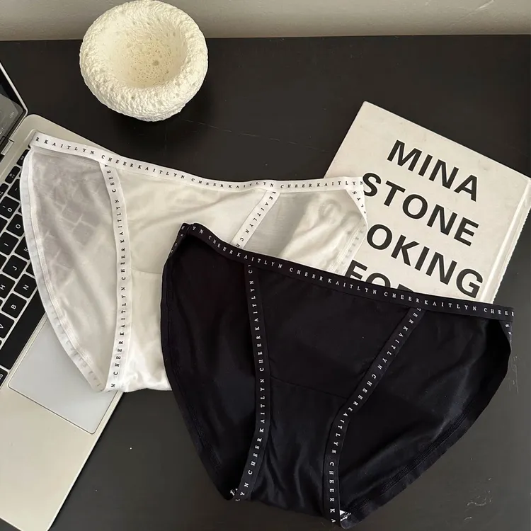 莫代尔内裤女2025新款中低腰高开叉莫代尔大码少女三角裤夏薄款