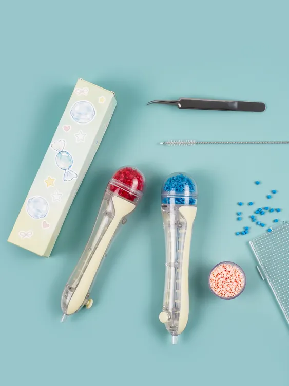 第一印象拼豆笔2.6mm专用透明可视新手友好的拼豆diy宝藏工具