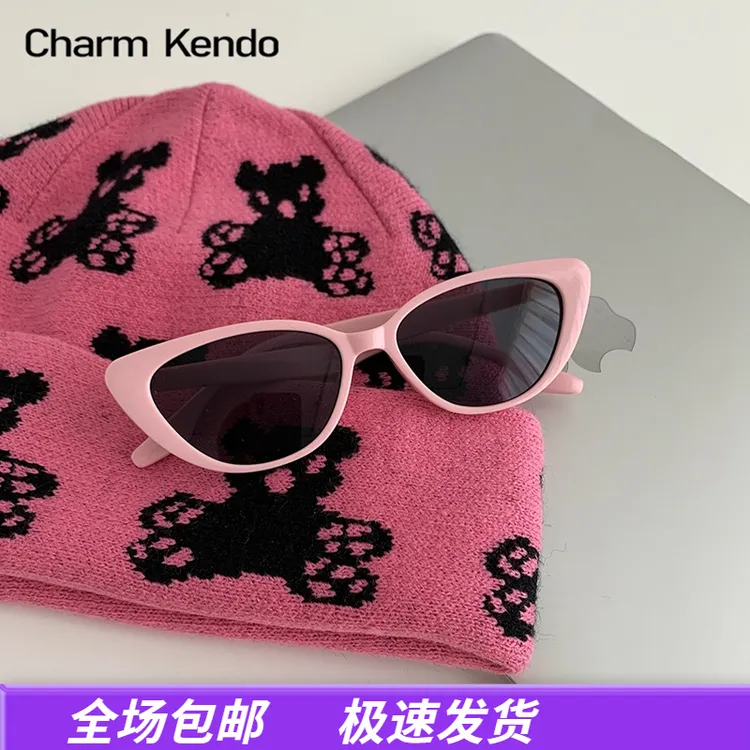 Charm Kendo墨镜女2025款时尚高级感猫眼太阳镜复古街拍遮阳眼镜