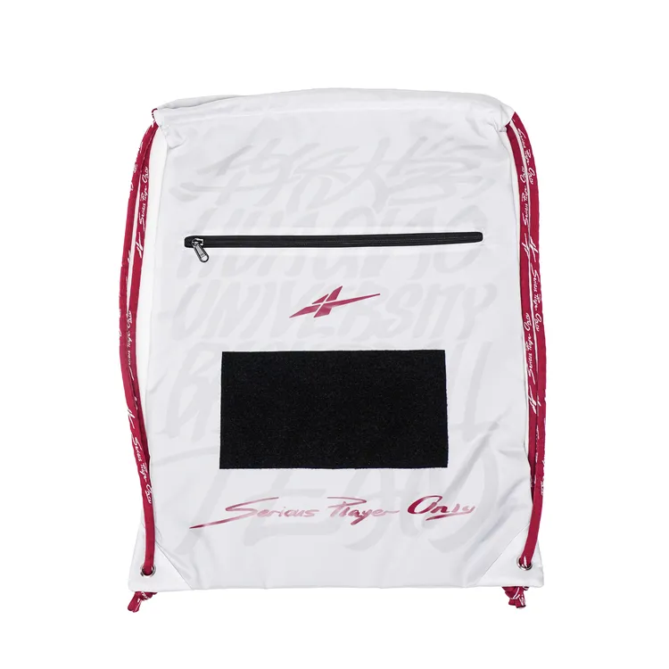 SPO华大抽绳包 白色满印HQU抽绳包