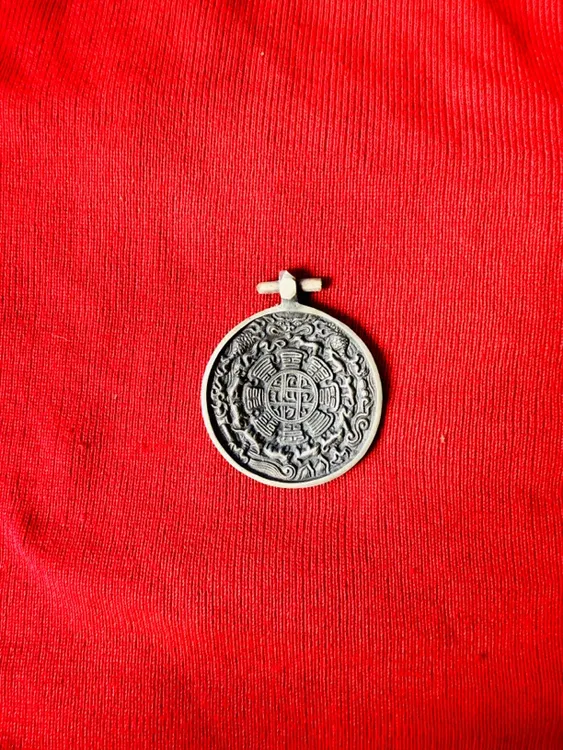 爷爷亲手制作/纯手工鳞甲熊/通用挂件九宫牌九宫八卦牌