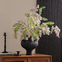 【七呀】仿真花高级感逼真槐蕊花假花高档仿生花摆设客厅干花餐桌