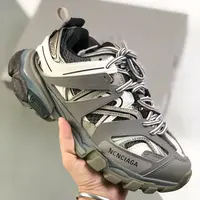 纯原巴黎3.0代复古老爹鞋LED灯三代户外概念鞋休闲鞋潮流带灯鞋