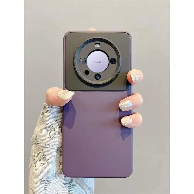 双拼色适用华为mate60pro手机壳新款液态硅胶mate50全包防摔mate4