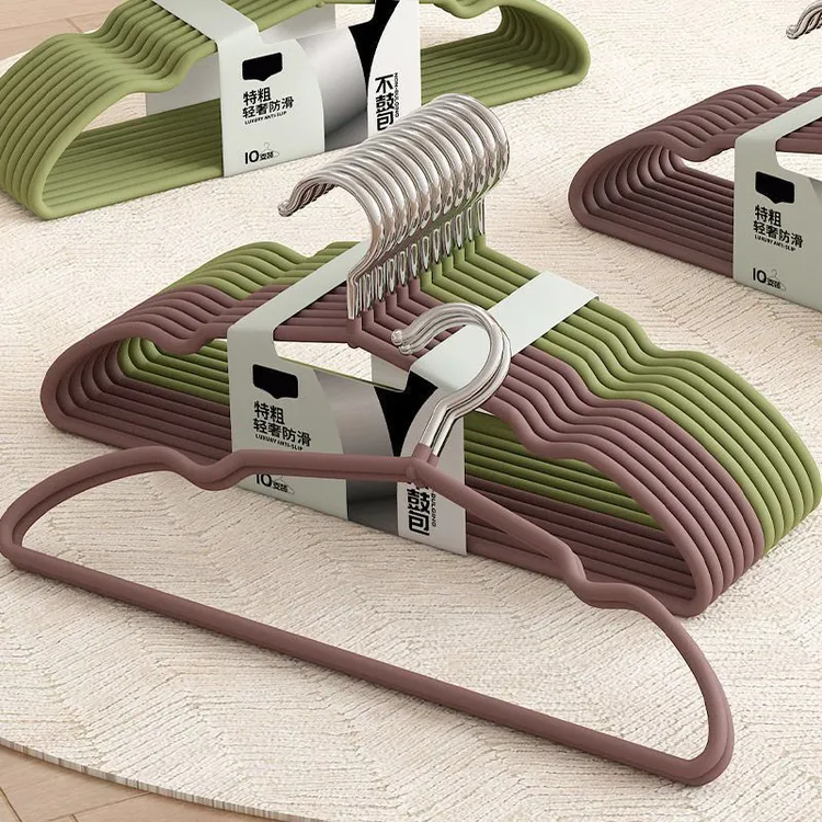 衣架无痕防滑加粗加大衣柜收纳阳台家用挂衣撑学生宿舍晾衣服专用
