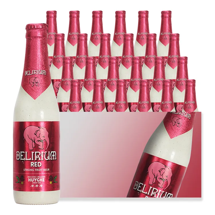 比利时原装进口粉象深粉系列深粉精酿水果味烈性啤酒330ml小瓶装