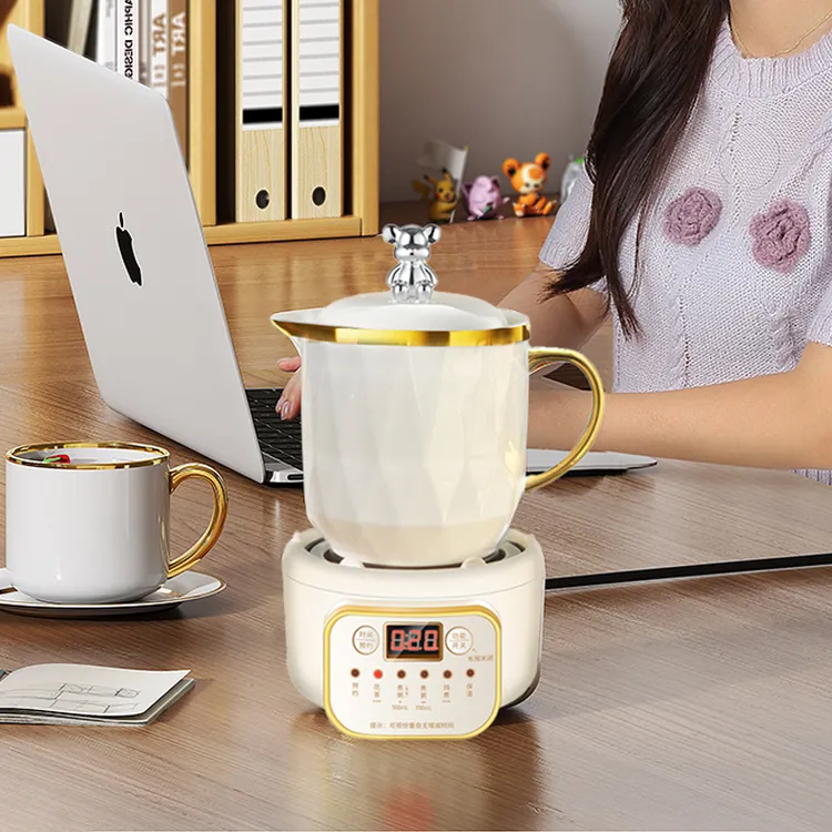 电炖盅办公室小型电炖杯养生杯陶瓷养生壶迷你电炖锅煲汤煮粥神器