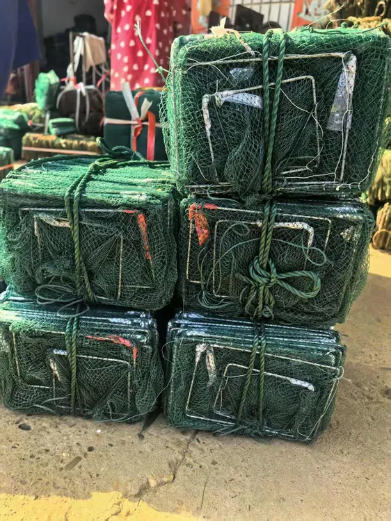 准新  3股有结网尾框架17×22厘米虾笼龙虾网加粗尾河虾泥鳅