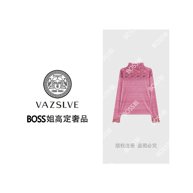 【VAZSLVE/全新奢品】捡漏休闲镂空显瘦时尚百搭T恤T9231