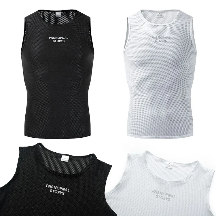 PAS运动背心自行车骑行服透气网眼舒适排汗衫山地车速干内搭衣