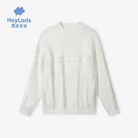 男生女生男女大童通用麻花编织纯色半高领毛衫NJNBJ43079A