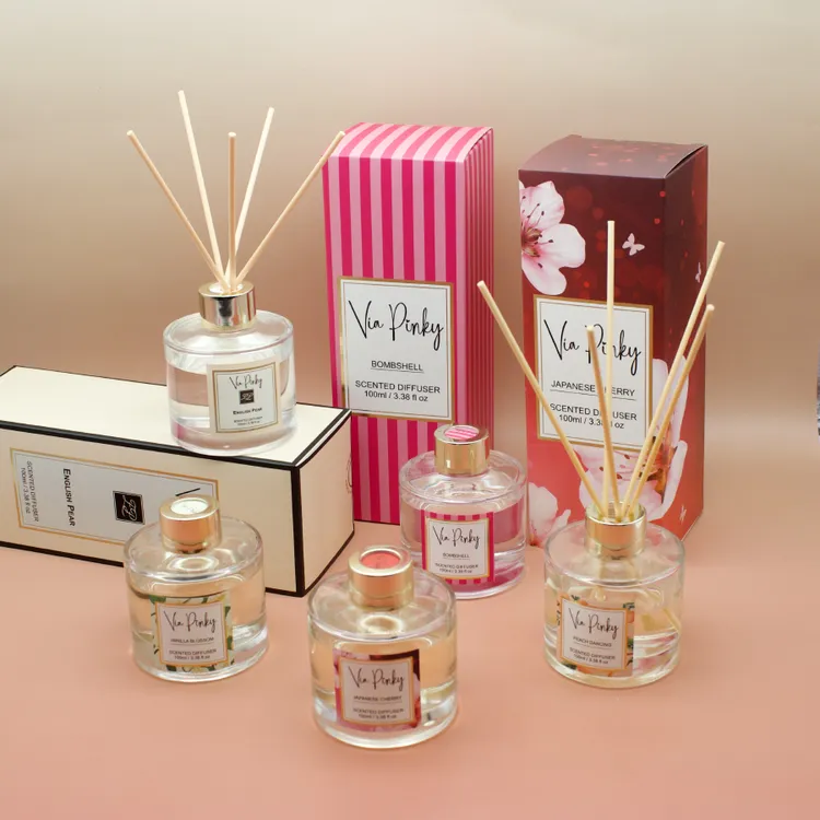 轻奢欧式樱花香薰摆件清晰空气散香持久适用多场景花果香调100ML