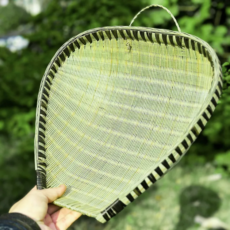 【匠心级精品筲箕】竹编竹制品农家手工青皮竹筐厨房洗菜簸箕沥水